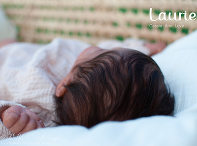 Reborn Baby with Rooted Hair